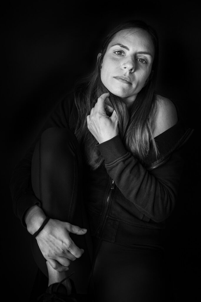 Ritratto fotografico bianco e nero